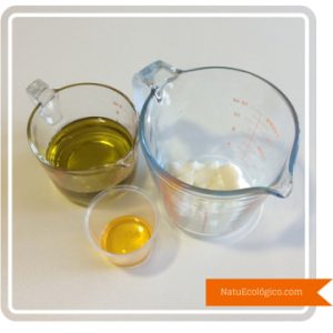 Aceite de Oliva, Aceite de Coco y Aceite de Rosa Mosqueta