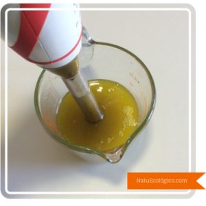 Batiendo mezcla a baja potencia