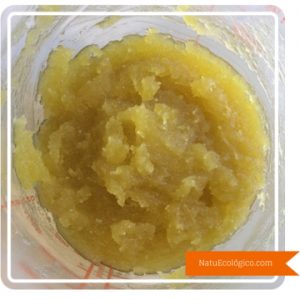 Detalle de jabón terminado