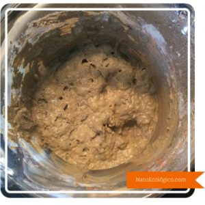 Detalle de espuma cuando añades Vinagre